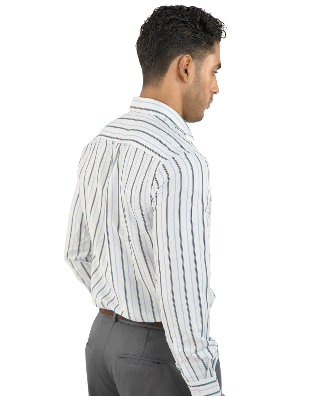 "Navy Stripe Shirt"