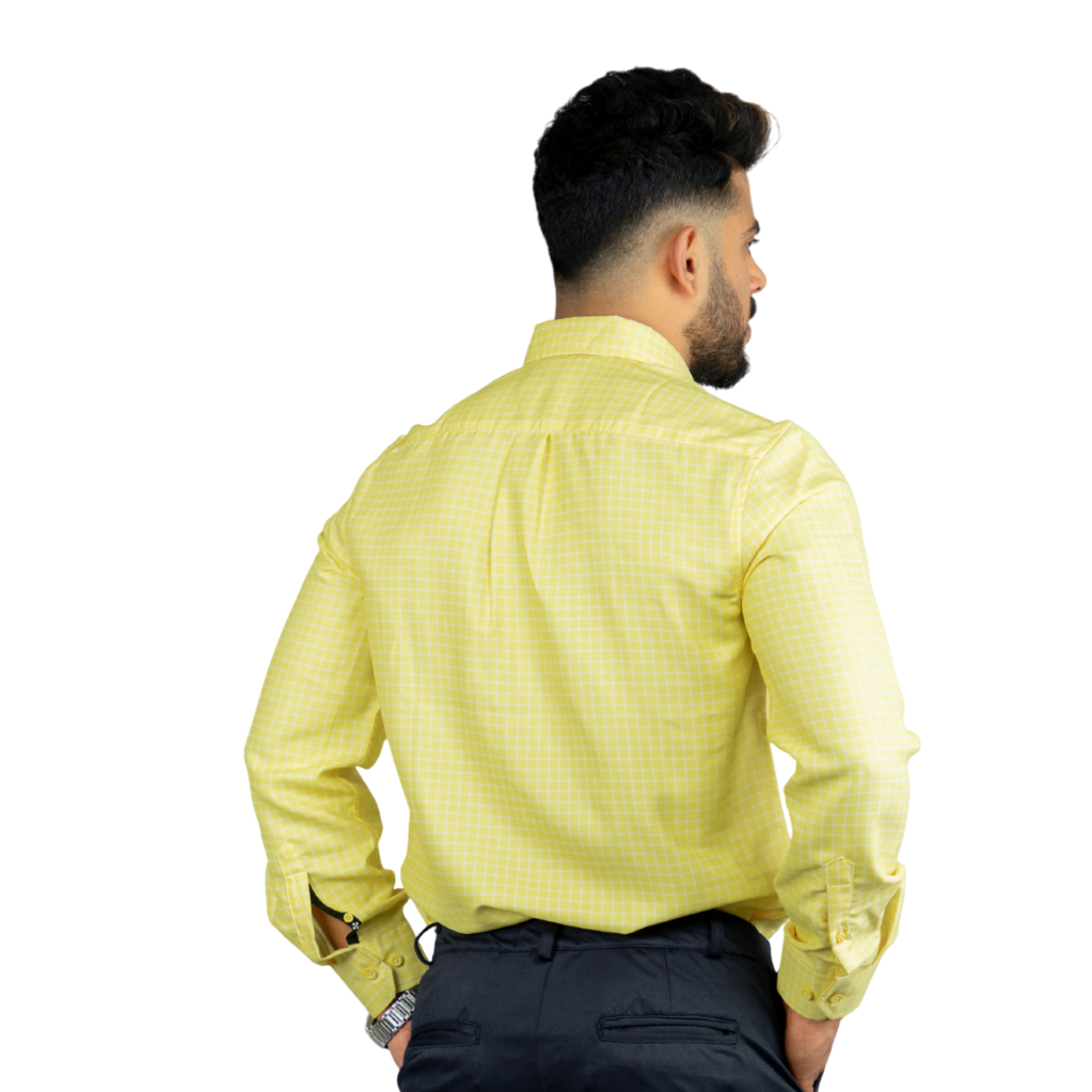 "Lemon Checkered Shirt"