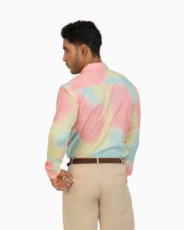 "Abstract Long Sleeve Shirt"