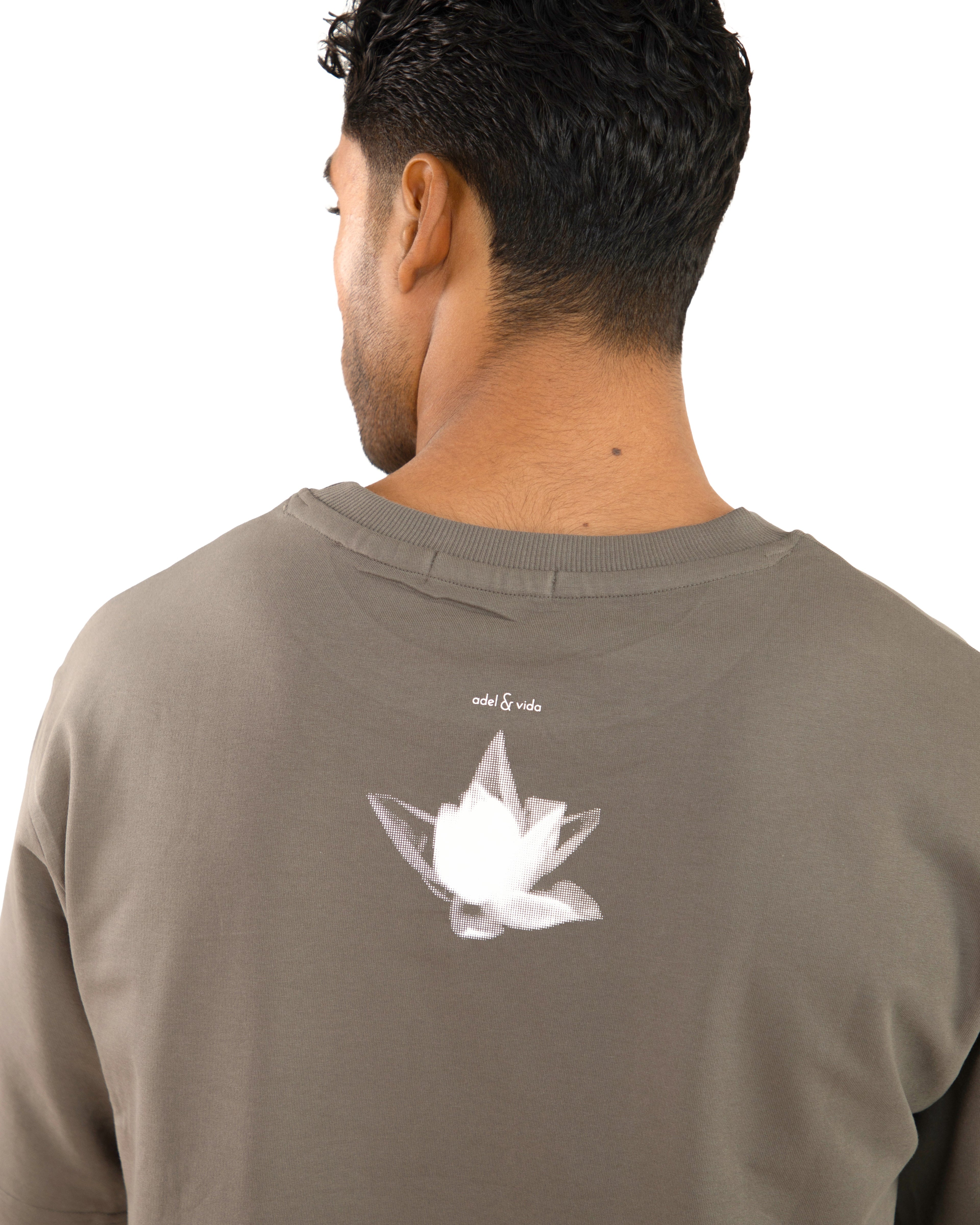 "grey Oversized T-Shirt "