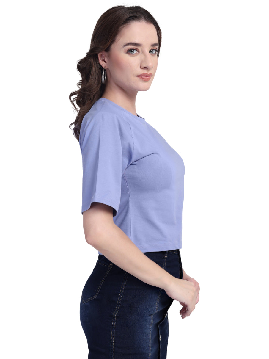 Violet Drift-  Crop Top